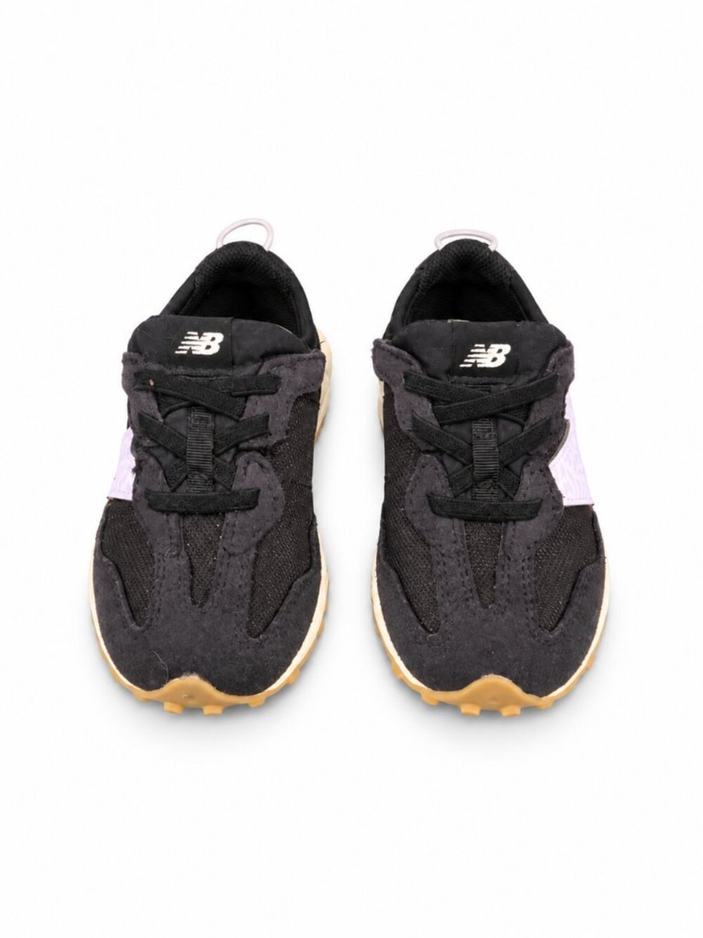 New Balance 327 Black Lavender Toddler Sneakers Size 7